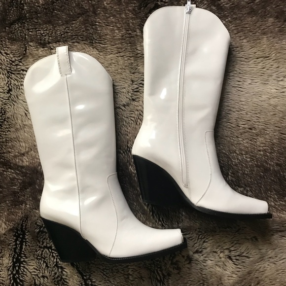jeffrey campbell white cowboy boots